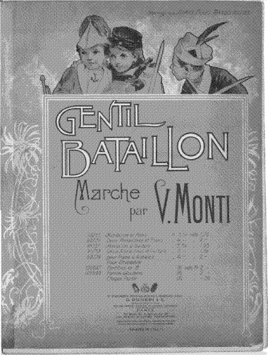 Monti - Gentil Bataillon - Score