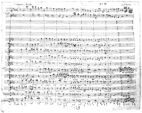 Fago - Magnificat in F minor - Score