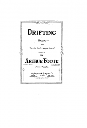 Foote - Drifting - Score