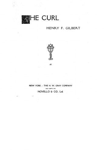 Gilbert - The Curl - Score