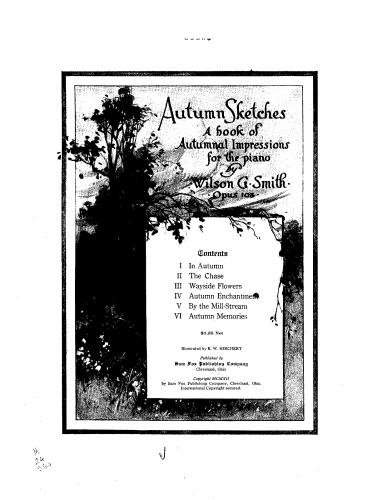 Smith - Autumn Sketches - Score