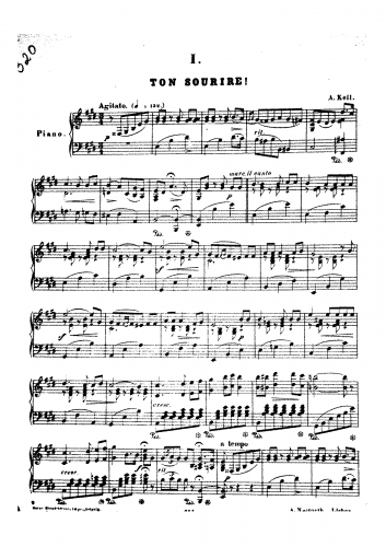Keil - 12 Mélodies - Score