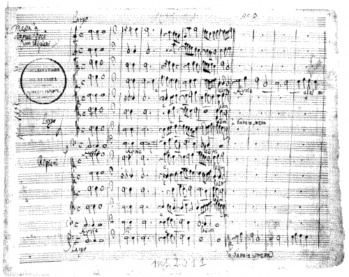 Fago - Mass in C major - Score