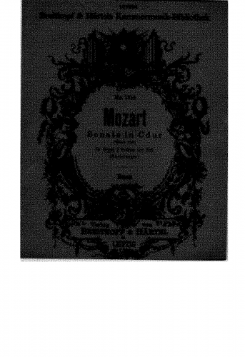 Mozart - Church Sonata - Scores and Parts