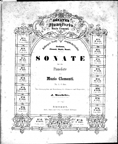 Clementi - 3 Piano Sonatas, Op. 33 - Sonata No. 3