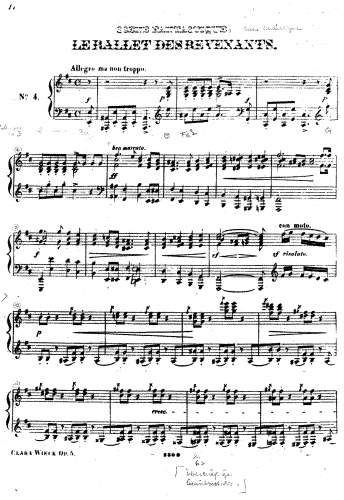 Schumann - 4 Pièces caractéristiques - 4. Hexentanz