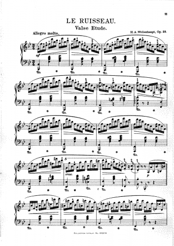 Wollenhaupt - Le ruisseau - Score