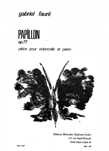 Fauré - Papillon, Op. 77 - Part