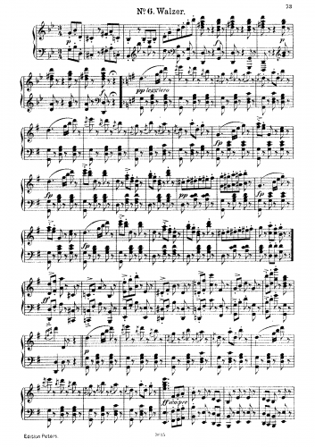 Halévy - La Juive - Waltz (Act I) For Piano solo (Kogel) - Score