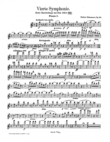 Schumann - Symphony No. 4 - Original version (1841)
