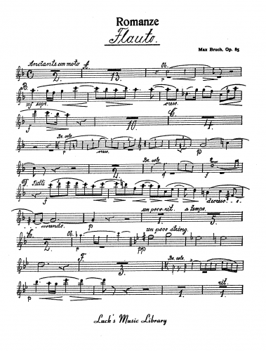 Bruch - Romanze for Viola and Orchestra