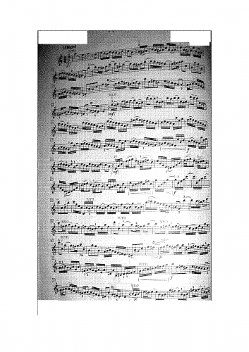 Bach - Violin Concerto - Violins I