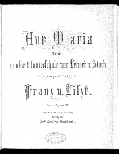 Dana - Ave Maria - Score