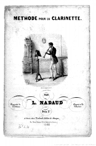 Nadaud - Méthode pour la clarinette