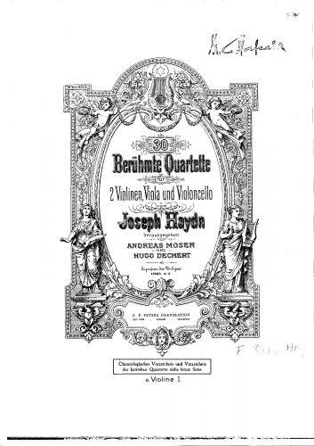 Haydn - String Quartets, Op. 77 - Quartet in G major, Hob.III:81