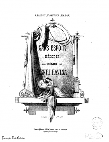Ravina - Sans Espoir - Piano Score