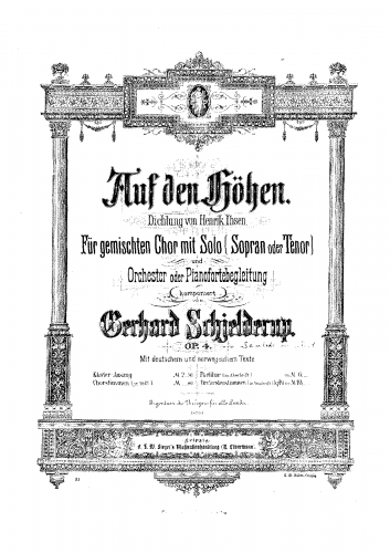 Schjelderup - Auf den Höhen - Score