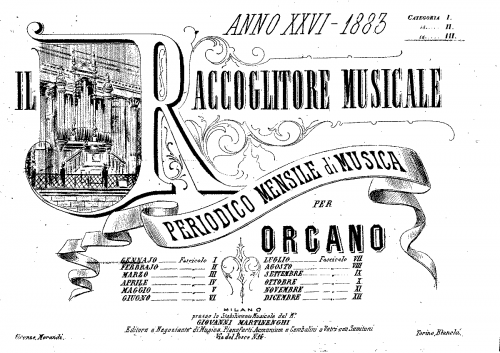 Pozzoli - Contributions to the Raccoglitore Musicale