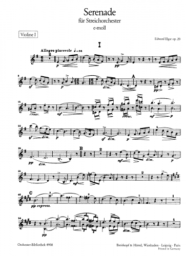Elgar - Serenade for String Orchestra, Op. 20