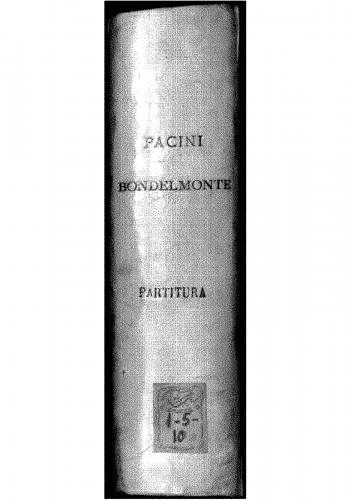 Pacini - Bondelmonte - Score