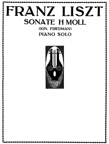 Liszt - Piano Sonata - Score