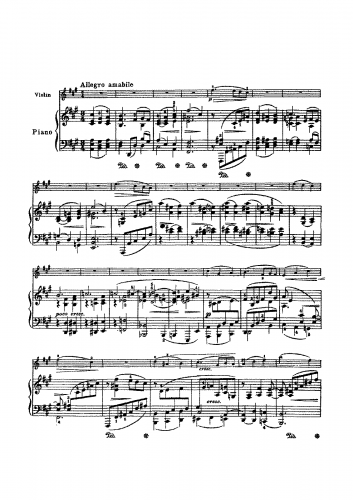 Brahms - Violin Sonata No. 2 - Scores and Parts - Piano Score and Violin Part