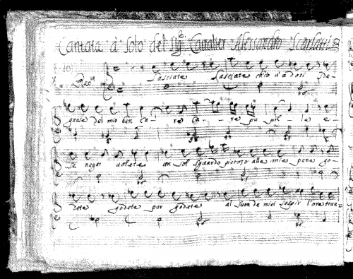 Scarlatti - Lasciate ch'io v'adori - Score