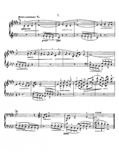 Bartók - 14 Bagatelles, Op. 6 - Score