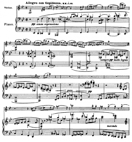 Nielsen - Violin Sonata No. 2, Op. 35 - Score