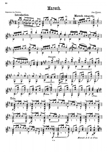 Franz - March - Score