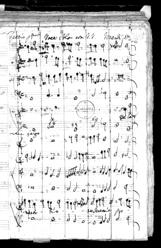 Caresana - Lamentazione per il Venerdì Santo Lectio 1 1686 - Score
