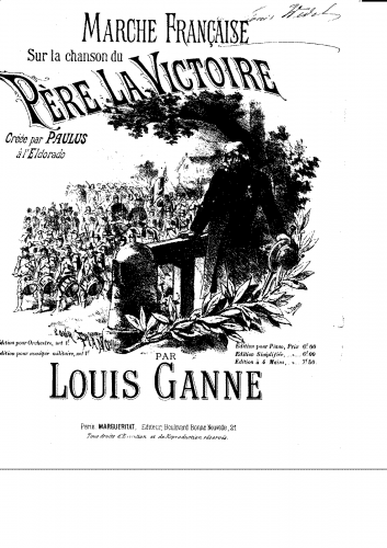 Ganne - Marche Francaise - Score