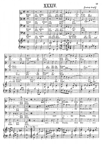 Senfl - Lied: Könnt ich, schön reines werthes Weib - Score