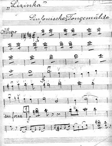 Zajc - Lizinka - Overture - Violas