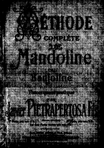 Pietrapertosa - Methode complete de Mandoline ou Banjoline - Part 2