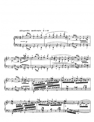 Fauré - Barcarolle No. 11 - Score