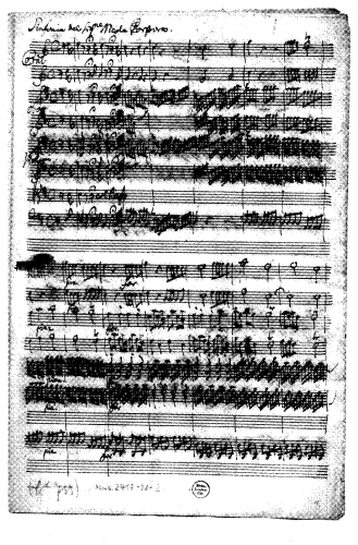 Porpora - Il Trionfo di Camilla - Full Score Overture - Score