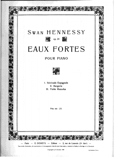 Hennessy - Eaux Fortes - Score