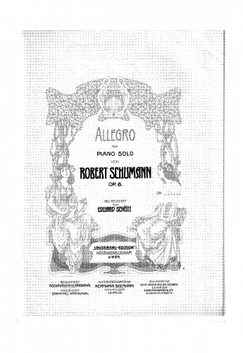 Schumann - Allegro Op. 8 - Score