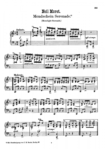Daniels - Moonlight Serenade - Score