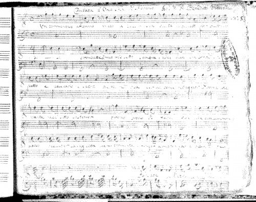 Marcello - Un tormentoso affanno, SF A360 - Score