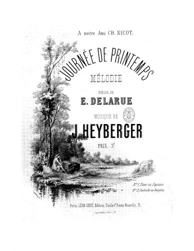 Heyberger - Journée de printemps - Score