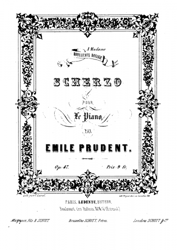 Prudent - Scherzo - Score