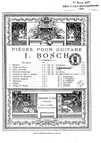 Bosch - Au Son des Cloches - Score