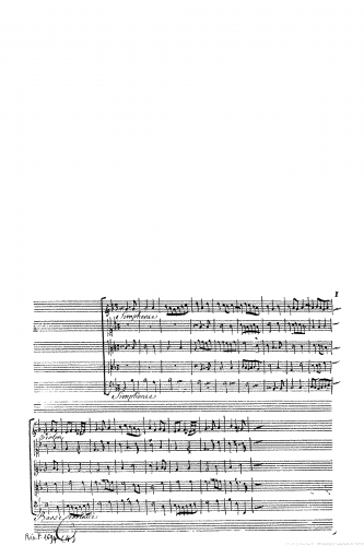 Lalande - Dominus regnavit, grand motet - Score