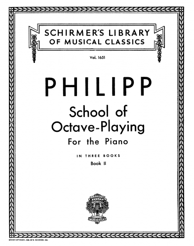 Philipp - School of Octave-Playing - Book 2: Ten Original Studies