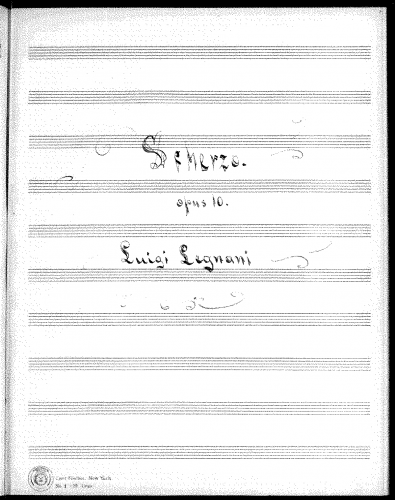 Legnani - Scherzo con variazioni - Score