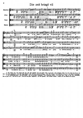 Bruck - Die zeit bringt viel - Score