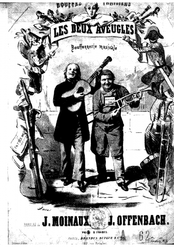 Offenbach - Les deux aveugles - Vocal Score - Score