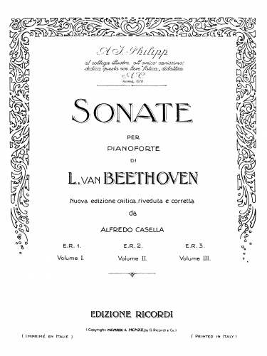 Beethoven - Piano Sonata No. 15 - Score